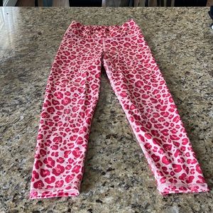 Girls cheetah print Fabletics workout legging